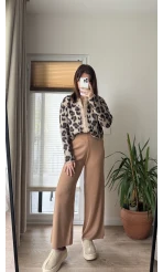 İSADORA Triko Likralı Pantolon Camel