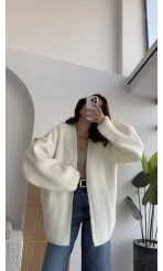 İsla Yün Hırka - Ekru