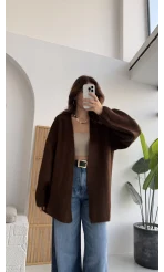 İsla Yün Hırka - Kahve