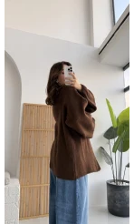 İsla Yün Hırka - Kahve