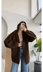 İsla Yün Hırka - Kahve