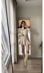 CEKET İspanyol Serisi Gold Düğme Detay Tüvit