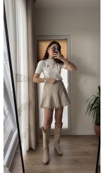 ETEK İspanyol Serisi Gold Düğme Detay Tüvit