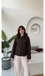 Jade Gömlek - Acı Kahve - Kod: 2140
