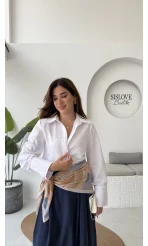 Jade Gömlek - Beyaz - Kod: 2140