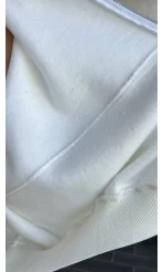 Jaxsa Beyaz 3 İplik Eşofman Takımı