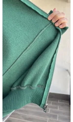 Jaxsa Yeşil 3 İplik Eşofman Takımı