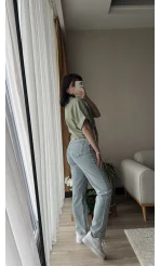 Jennefer Haki Bağlamalı Gömlek