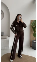 Jennifer Oys Paraşüt Takım - Acı Kahve - Kod: 8075