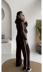 Jennifer Oys Paraşüt Takım - Acı Kahve - Kod: 8075