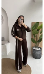 Jennifer Oys Paraşüt Takım - Acı Kahve - Kod: 8075