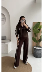 Jennifer Oys Paraşüt Takım - Acı Kahve - Kod: 8075