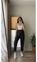 Jogger Modal Lastikli Pantalon - Antrasit