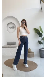 Kalpli Kot Pantolon Koyu Mavi