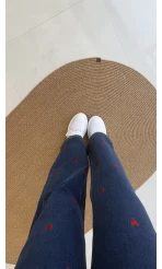 Kalpli Kot Pantolon Koyu Mavi