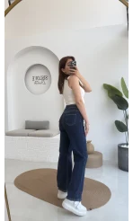 Kalpli Kot Pantolon Koyu Mavi