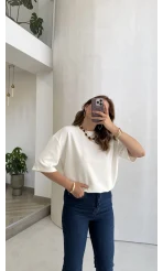 Kalpli T-Shirt - Siyah - Kod: 1113