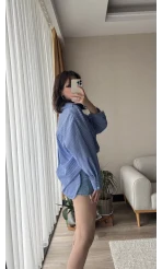 Kareli Gömlek&Bra Takım