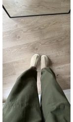 Kargo Gabardin Pantolon Haki