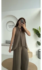 Karmen Keten Takım Haki Kahve 51182