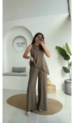 Karmen Keten Takım Haki Kahve 51182