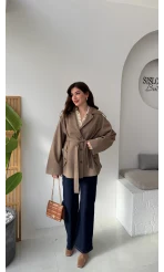 Katy Bağlamalı Trenç - Haki - Kod: 7651