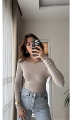 Kayık Yaka Oys Body Taş