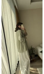 Keten Kırçıllı Haki Gömlek