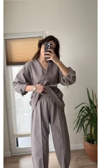 Kimona Kuşaklı Takım