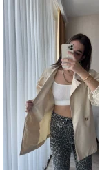 Kısa Balon Kol Trenç