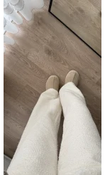 Kuğu Ekru Sweat Takım