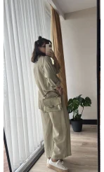 Lady Keten Takım Haki Tonları