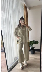 Lady Keten Takım Haki Tonları