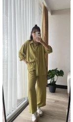 Lady Keten Takım Yağ Yeşili