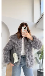 Leopar Kürk - Antrasit - KOD:7037