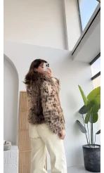 Leopar Kürk - Kahverengi - KOD:7037