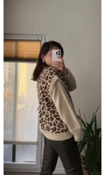 Leoparlı Süveter