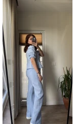 Levu Bağlamalı Takım - BEBE MAVİSİ