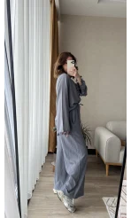 Libby Gofre Antrasit Takım