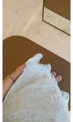 Limo Brode Elbise - Mavi