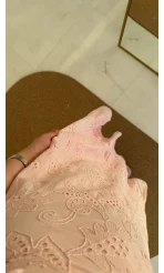 Limo Brode Elbise - Pembe