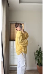 Lolo Büzgülü Gömlek Sarı