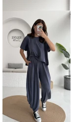 Lupin T-shirt Pantolon Takım - İndigo - 51149