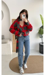 Mang Mavi Yüksek Bel Boyfit Jean Pantolon