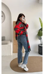 Mang Mavi Yüksek Bel Boyfit Jean Pantolon