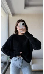 Mars Yumoş Triko Kazak Siyah