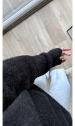 Mars Yumoş Triko Kazak Siyah