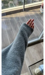 Mars Yumoş Triko Kazak Yeşil Tonları