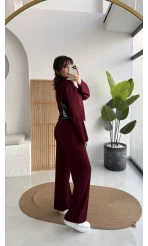 Marsel Hırka Takım - Bordo - Kod: 5018