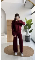 Marsel Hırka Takım - Bordo - Kod: 5018